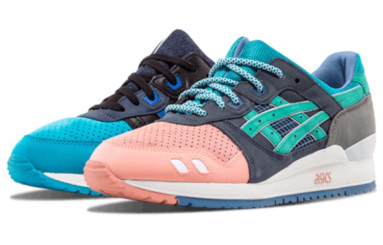 Кроссовки ASICS x Ronnie Fieg Gel-Lyte 3 (синие) — 多/彩色/多/彩色 — фото 3