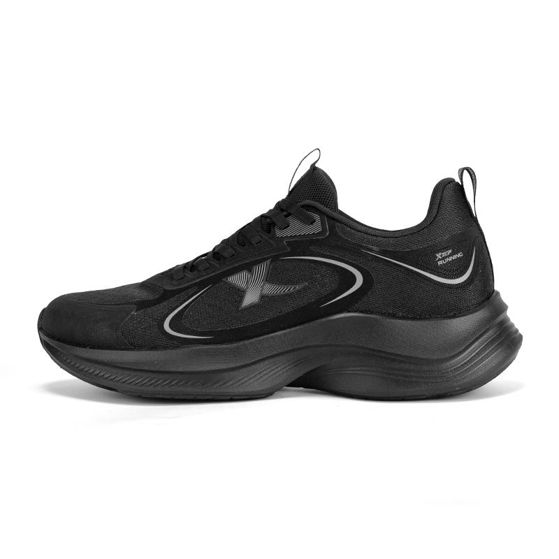 XTEP Cushioning Rebound Cushioning Rebound Low top Casual Running Shoes Men’s Black
