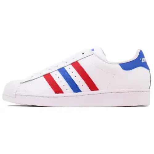Superstar Adidas Originals 'White Red Blue'
