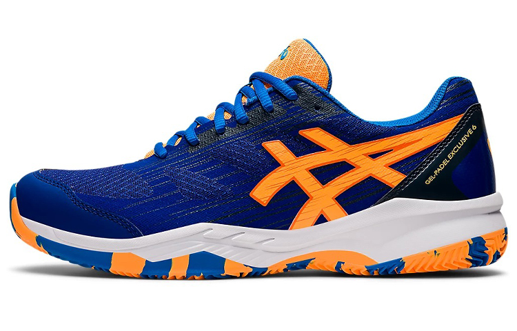 Asics Gel Padel Exclusive 6 Low top Running Shoes Men's Blue Yellow