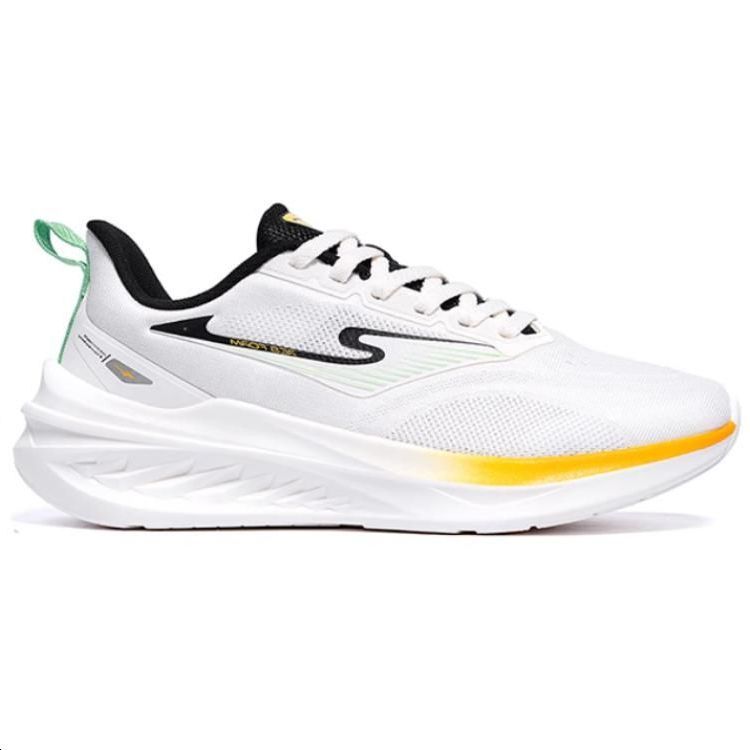 Erke Cushioning Slip Resistant Cushioning Slip Resistant Low top Casual Running Shoes Men’s White Black