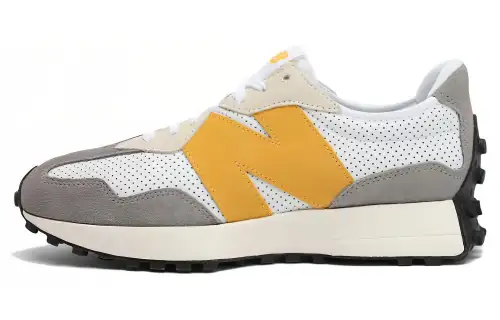 327 New Balance 'White Grey Yellow' Jd Exclusive
