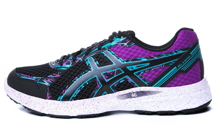 ASICS Gel Kaiteki Running Shoes Women's Low Top Black/Purple