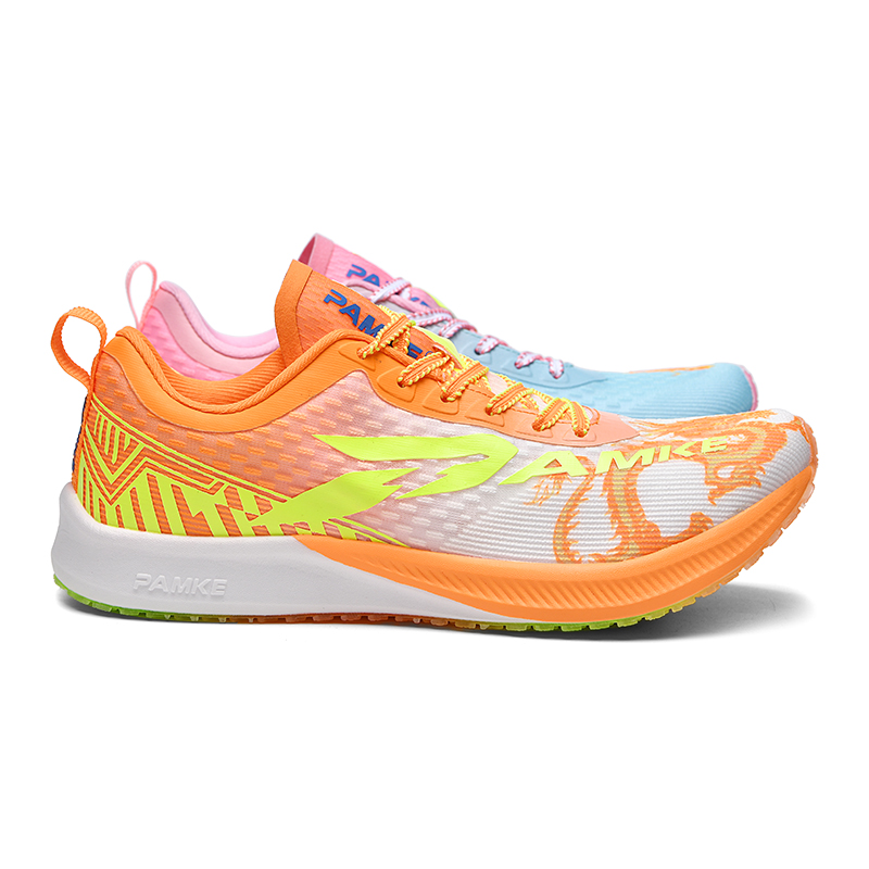 PANKE Slip Resistant, Abrasion Resistant, Breathable Low top Supercritical Midsole+CPU Base Plate Running Shoes Unisex