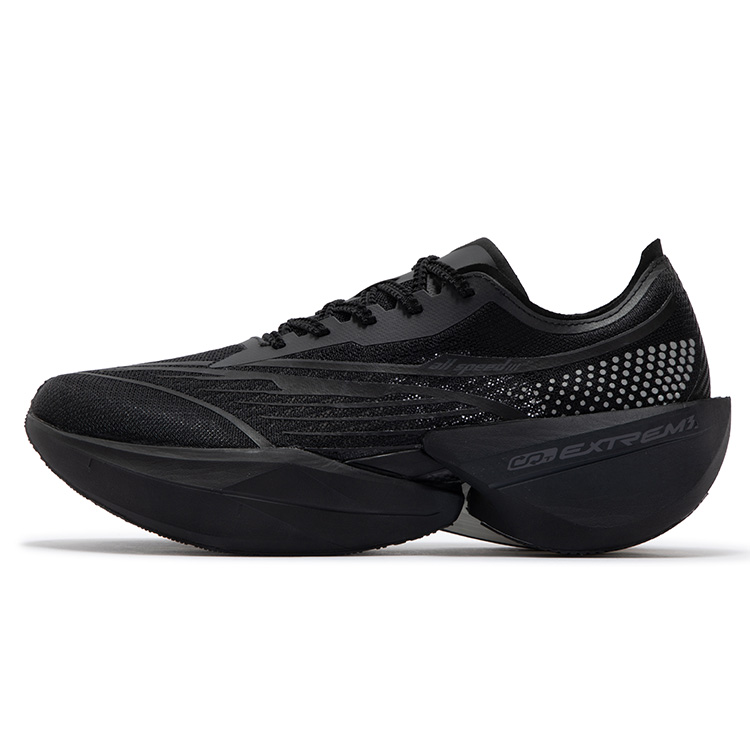 361° Feibiao future1.5 attitude full palm carbon plate professional PP film (polypropylene film) jacquard low top CO, EXTREM3 material marathon training running shoes men and women same style obsidian black