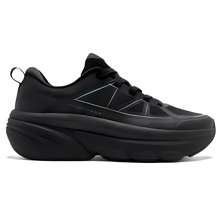 QIAODAN Cushioning Slip Resistant Breathable Low top Casual Running Shoes Women’s Black