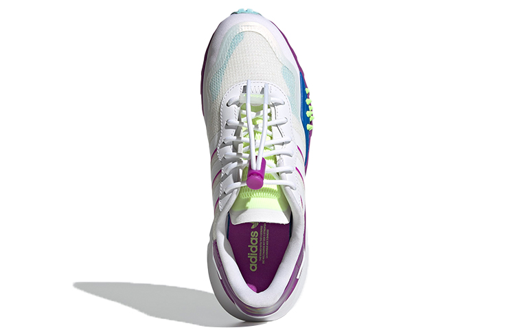Женские кроссовки adidas originals Choigo (бело-фиолетовые) — фото 5