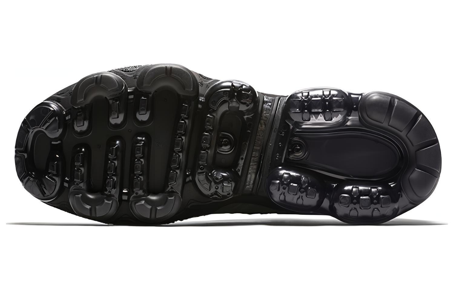 Женские кроссовки Nike VaporMax Flyknit 2 Triple Black (W) (черные) — фото 5