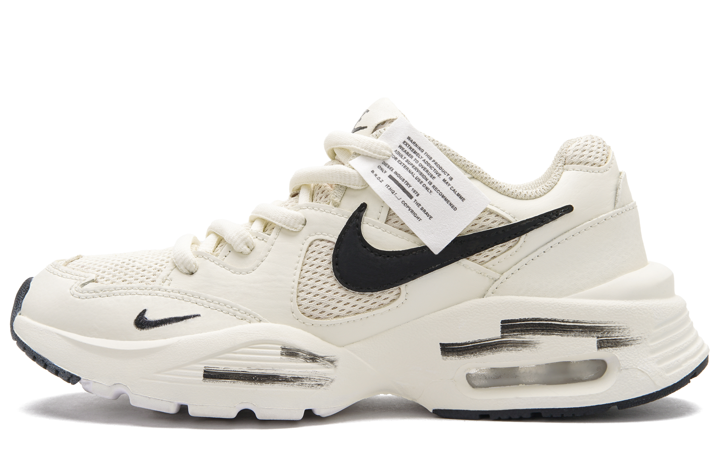 Nike Air Max Fusion Low top Running Shoes Unisex Ecru