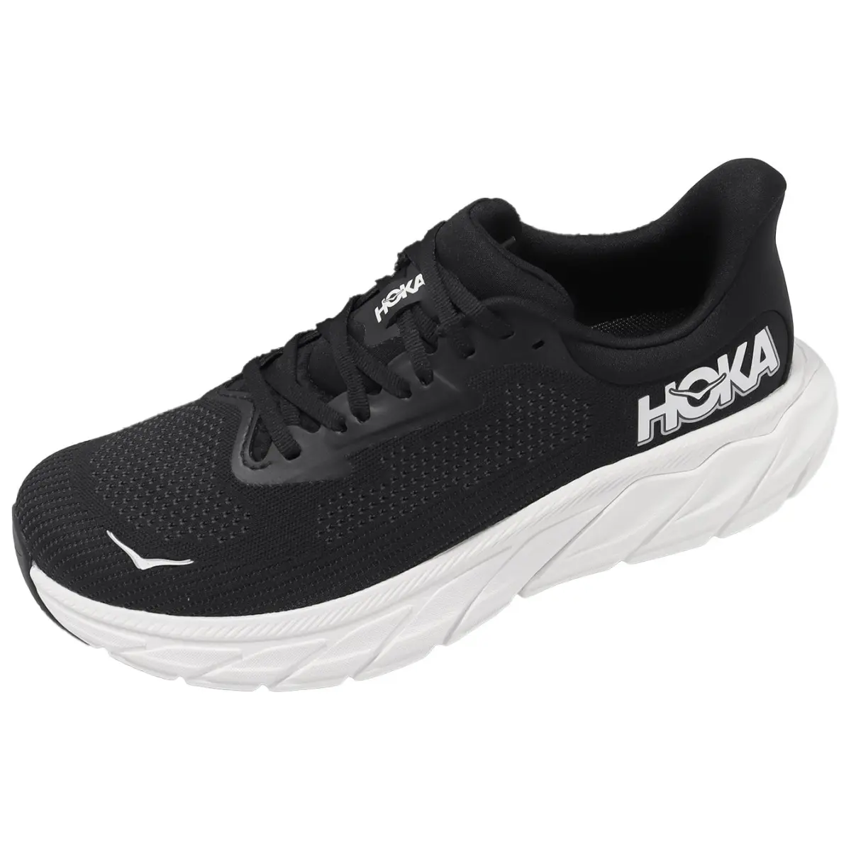 HOKA ONE ONE Arahi 7 Slip Resistant Slip Resistant Low top Running Shoes Women's Black White