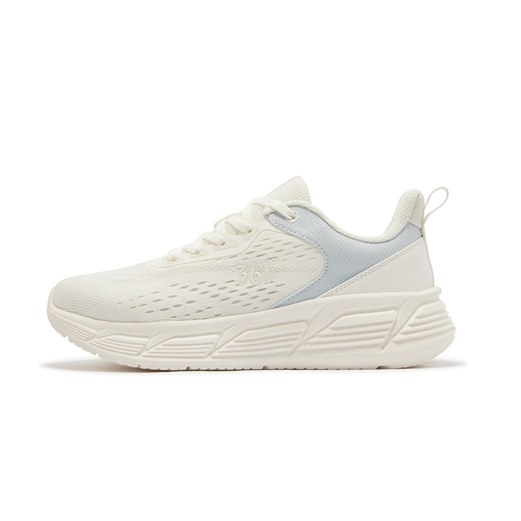 361° Slip Resistant, Abrasion Resistant, Breathable Low top Running Shoes Women’s White Glass Blue