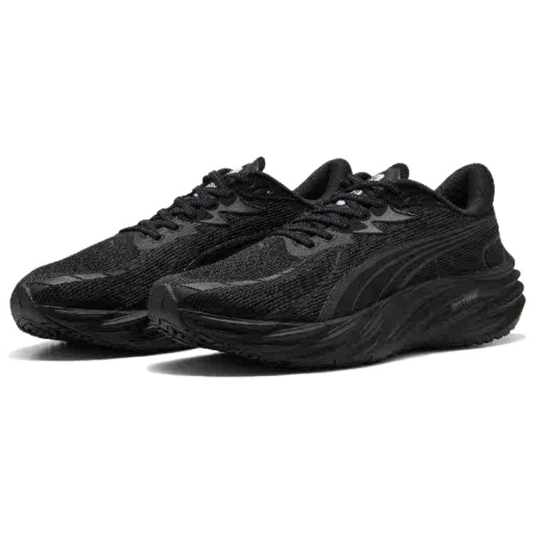 PUMA Velocity NITRO 4 Cushioning Abrasion Resistant Low top Running Shoes Men’s Black