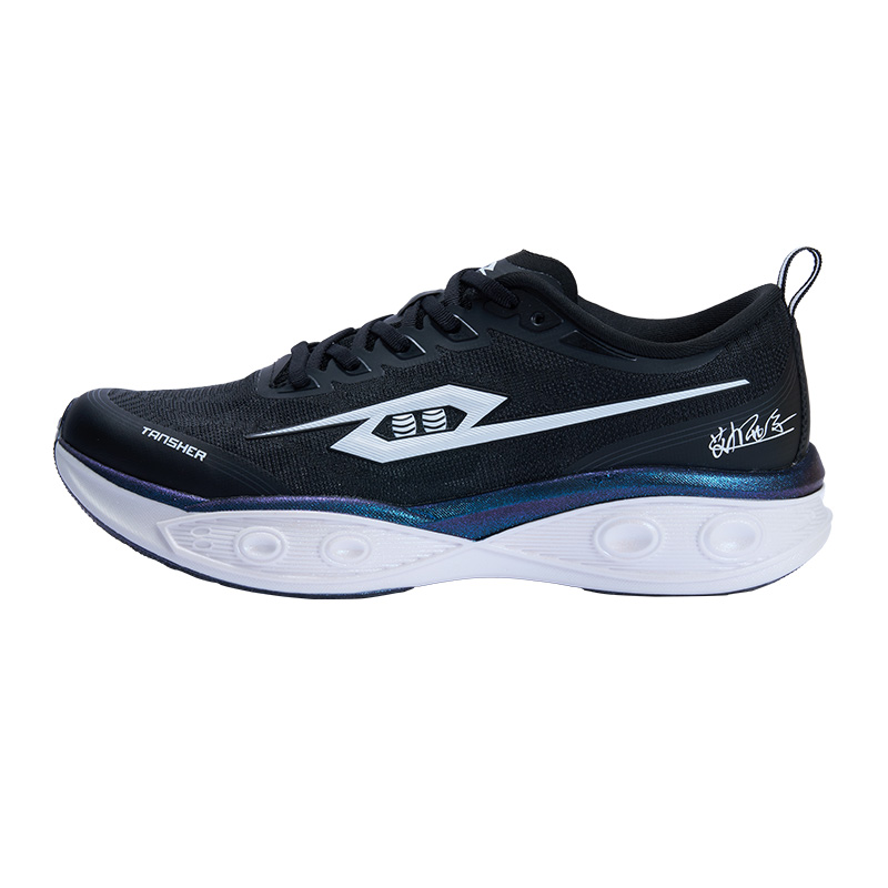 TANSHEZHE ZhuiFeng Running Shoes Unisex Low Top Cola Black
