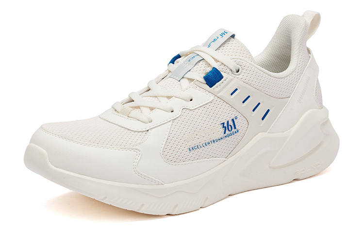 361° Textile, Leather Cushioning Slip Resistant Abrasion Resistant Breathable Lightweight Low top Running Shoes Men’s