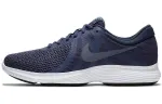 Nike REVOLUTION 4 Versatile Cushioning Slip Resistant Lightweight Low top Running Shoes Men's Dark Blue