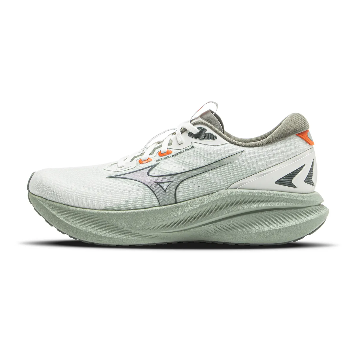 Mizuno ASTRO PLUS 2 Breathable Low top Running Shoes Unisex Champagne White