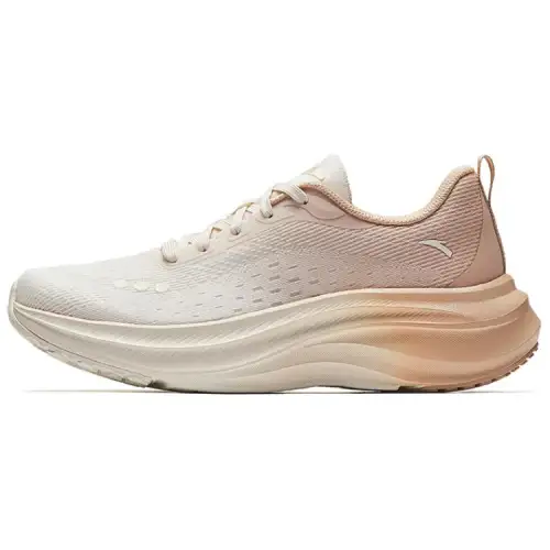 Anta Leaves 2.0 Slip Resistant Abrasion Resistant Low top Casual Running Shoes Women's Beige Brown