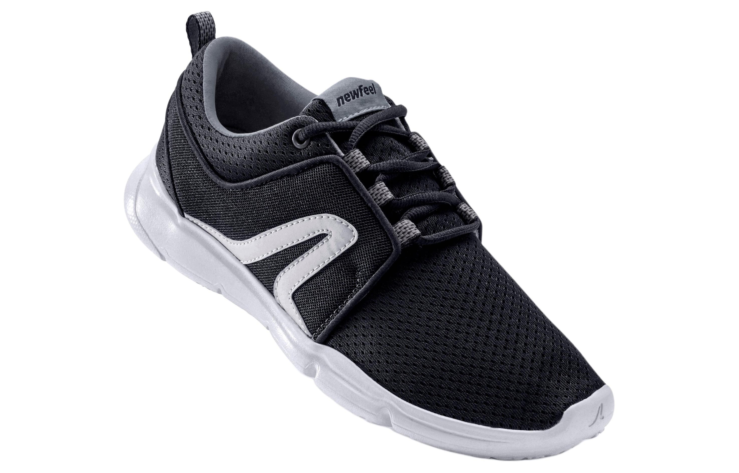 DECATHLON Cushioning Abrasion Resistant Cushioning, Wear Resistant Low top Running Shoes Women’s Black White