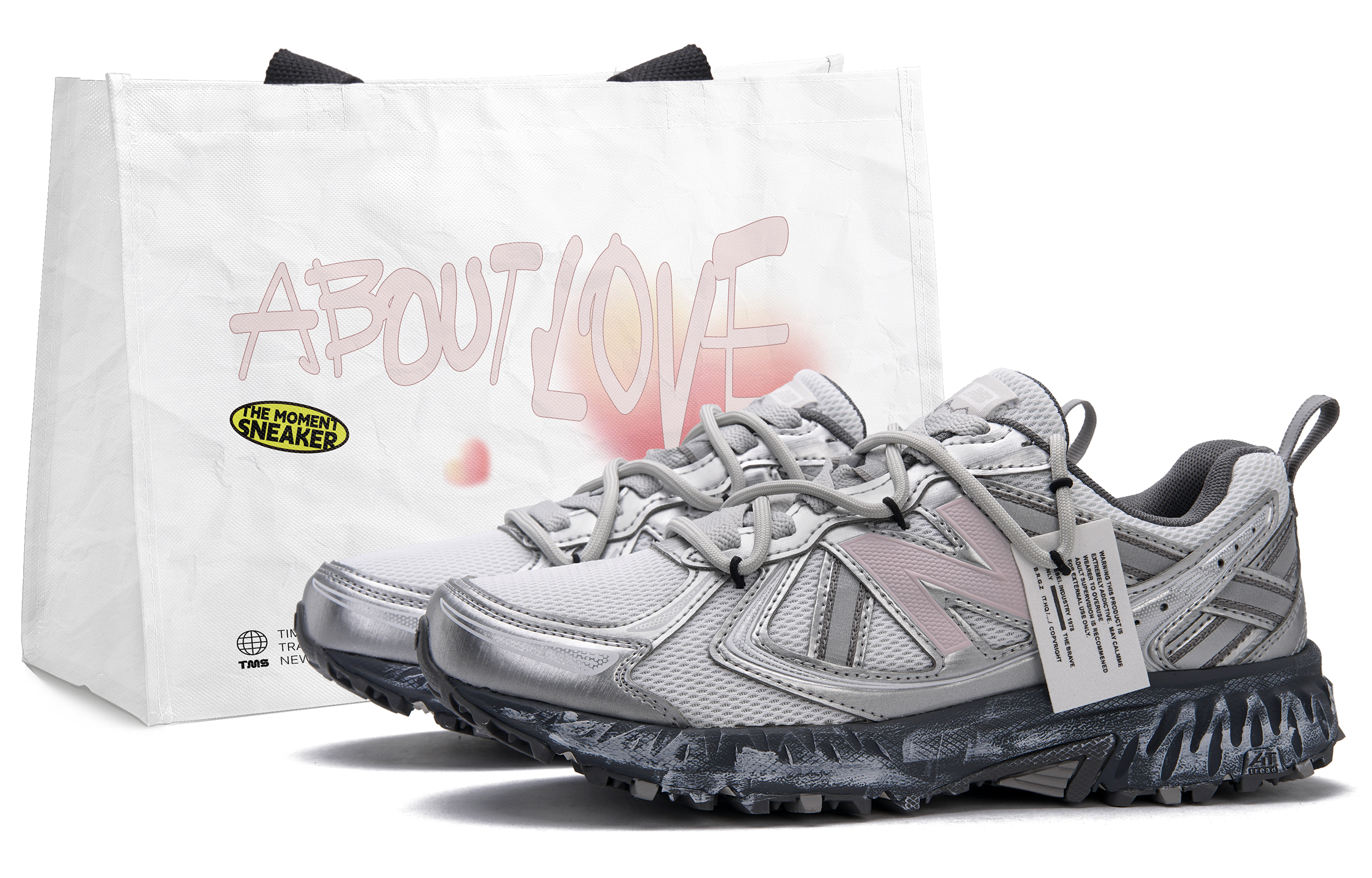 New Balance NB 410 Abrasion Resistant Low top Running Shoes Unisex Silver