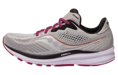 saucony Women's Ride 14 Wide 'Fog Cherry'