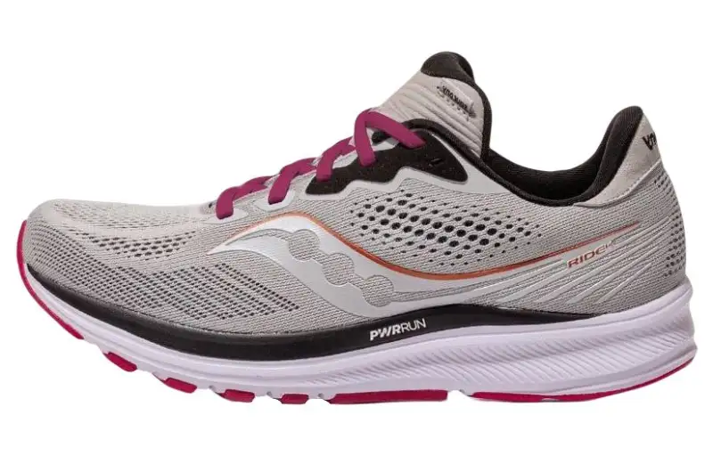 saucony Women's Ride 14 Wide 'Fog Cherry'