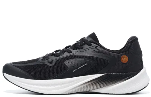 BMAI Viagra Hunting 2.0 Sports Student Competition Physical Test Training Shoes Mesh Shoes Anti-slip Anti-wear Resistant Breathable Support Middle Top BoomFly Full Palm Aliphatic TPU Material + Supercritical Technology Marathon Running Shoes Men's Black Shadow