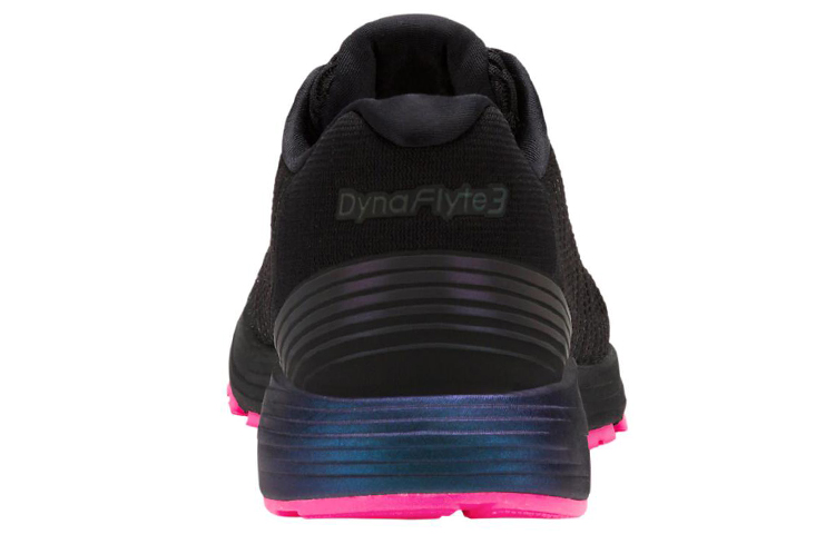 Женские кроссовки ASICS Dynaflyte 3 Lite-Show (черно-розовые) — Чёрный / розовый — фото 5