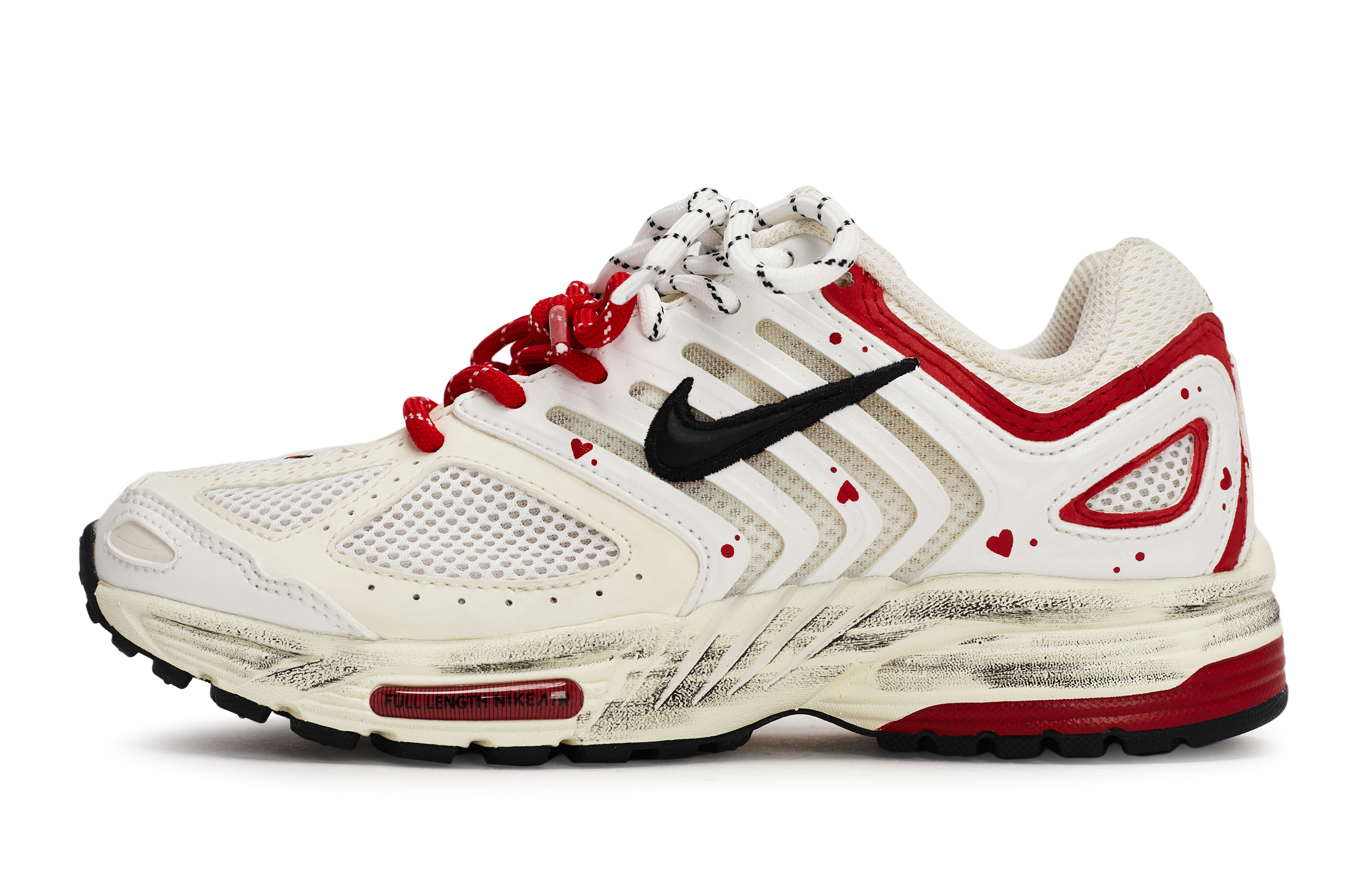 Nike Air Pegasus 2K5 Cushioning Low top Running Shoes Women’s Black White Red