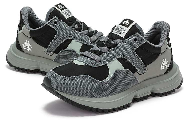 Kappa Low top Running Shoes Unisex Black Gray