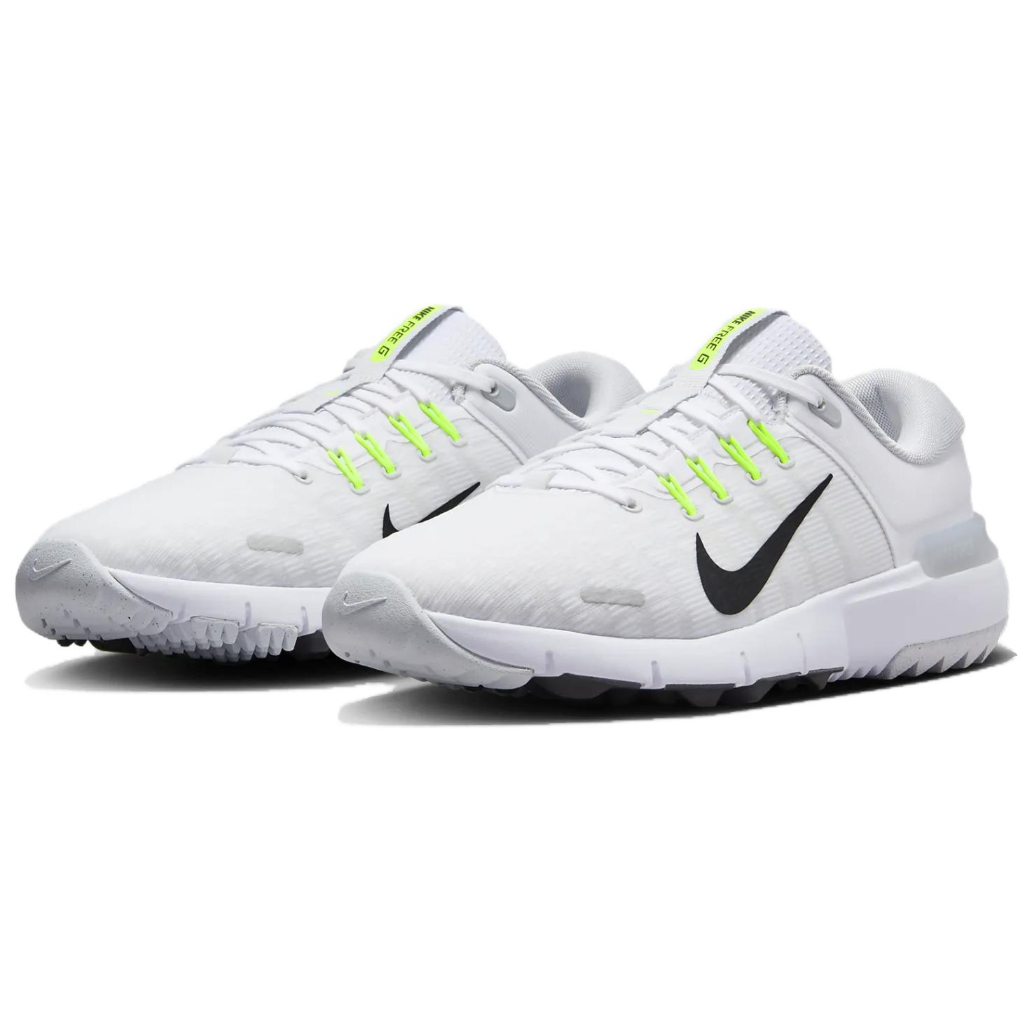 Nike Free Golf Next Nature White Pure Platinum Wolf Grey Black