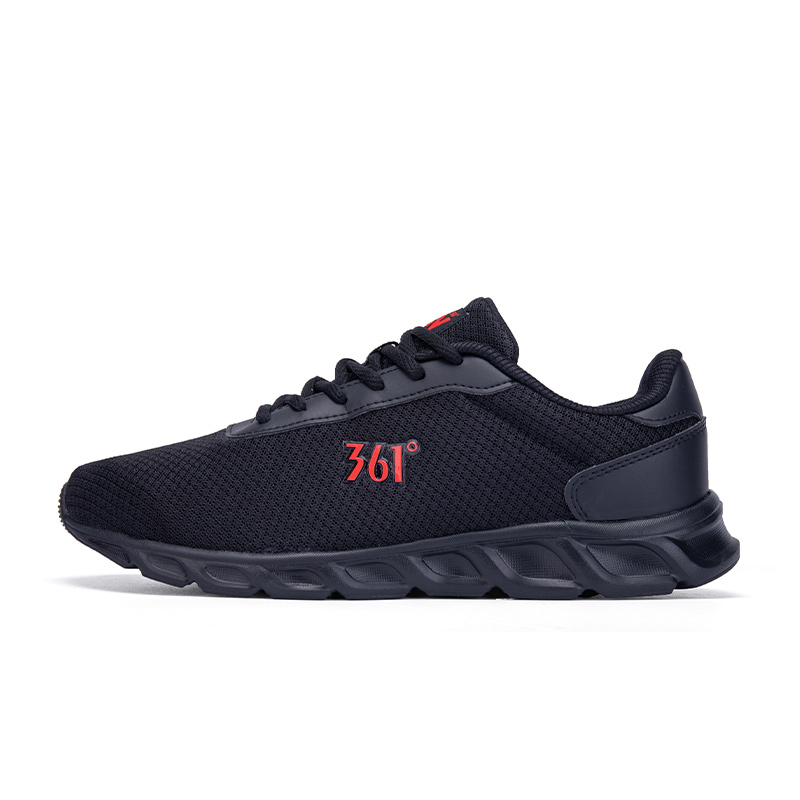361° Low top Casual Running Shoes Men’s Black Red