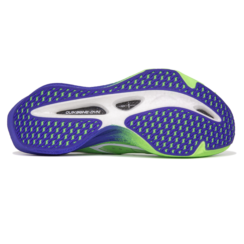 361° Flame 3 Fabric Low top Carbon Plate Marathon Racing Running Shoes Unisex Light Green Qingdao Colorway