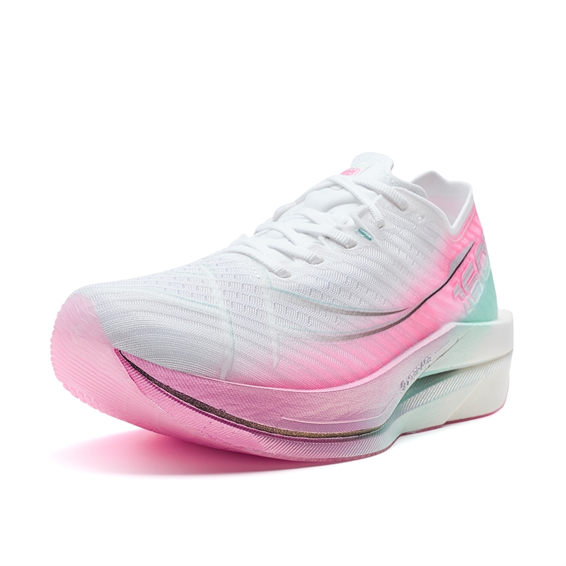 XTEP 160X 6.5 Slip Resistant Abrasion Resistant Low top Carbon Plate Marathon Running Shoes Women’s Paper Kite
