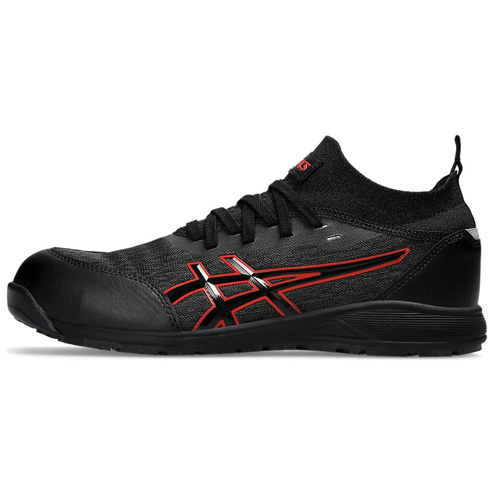 Asics Winjob Low top Running Shoes Men's Black Red