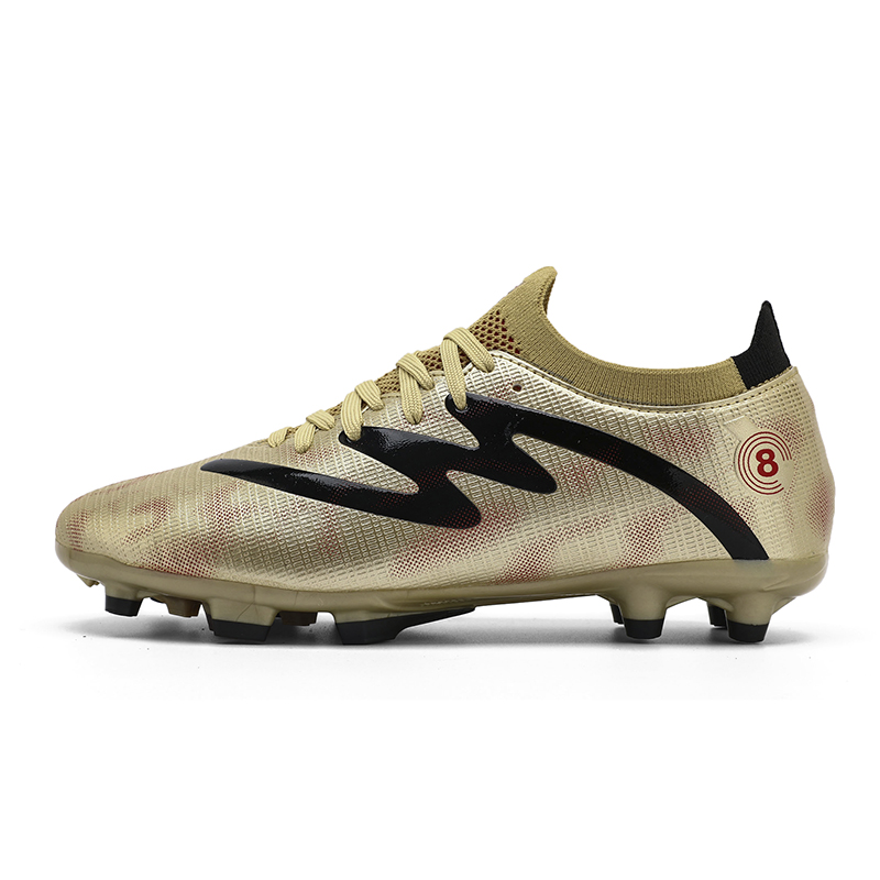 Sportful Soccer Shoes Unisex Low Top Pearl Gold/Water Moon Gold/Tender Yellow/Sparkling Black
