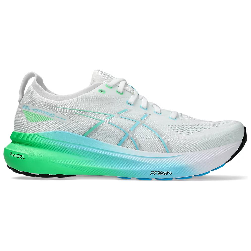 ASICS Gel Kayano 31 White Bright Cyan