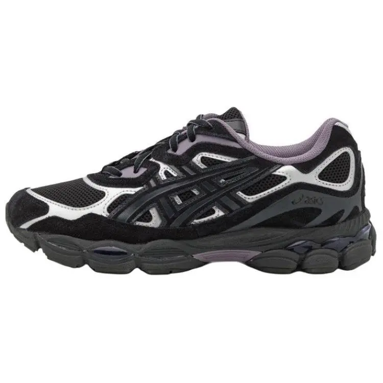 ASICS Gel NYC Black Purple Graphite Grey