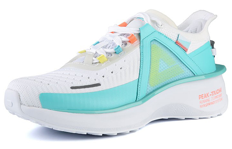 PEAK Tai Chi 2.0 Pro Cushioning Slip Resistant Low top Running Shoes Women’s White Blue