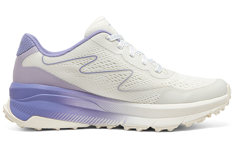 Skechers Relaxed Fit D’Lux Fitness ‘White Purple’ Women’s