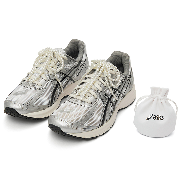 Asics JOG 100S Running Shoes Unisex Silver White
