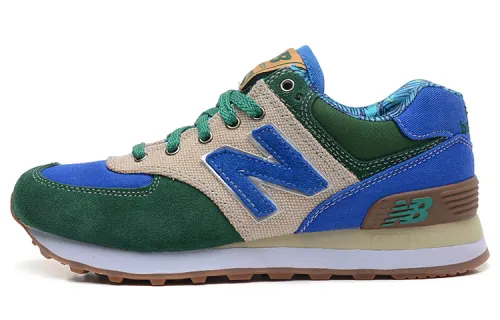 New Balance NB 574 Vintage Low top Running Shoes Unisex Blue Green