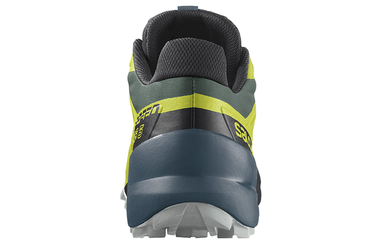 SALOMON Speedcross 5 Comfortable Fabric Abrasion Resistant Low top Trail Running Shoes Men’s Black Yellow