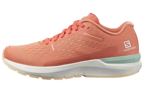 SALOMON Sonic 4 Running Shoes Women's Low Top Coral Orange