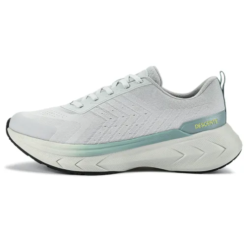 DESCENTE RUNNING Slip Resistant Abrasion Resistant Low top Sports Running Shoes Women's Light Gray
