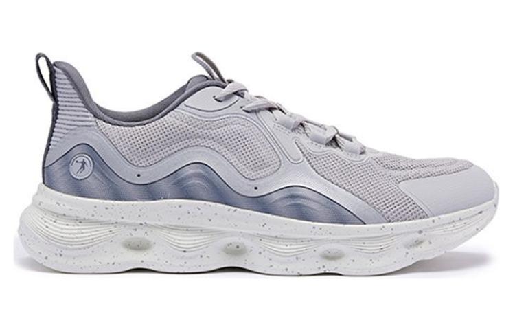 QIAODAN Wear resistant And Lightweight Low top Running Shoes Men’s Gray