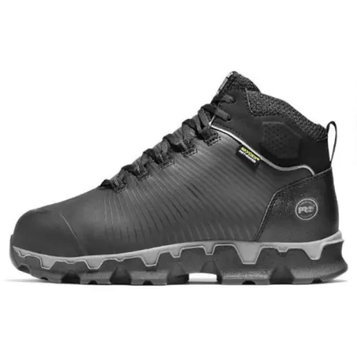 Timberland Powertrain Abrasion Resistant Casual Ankle Length Work Boots Men's Black Gray