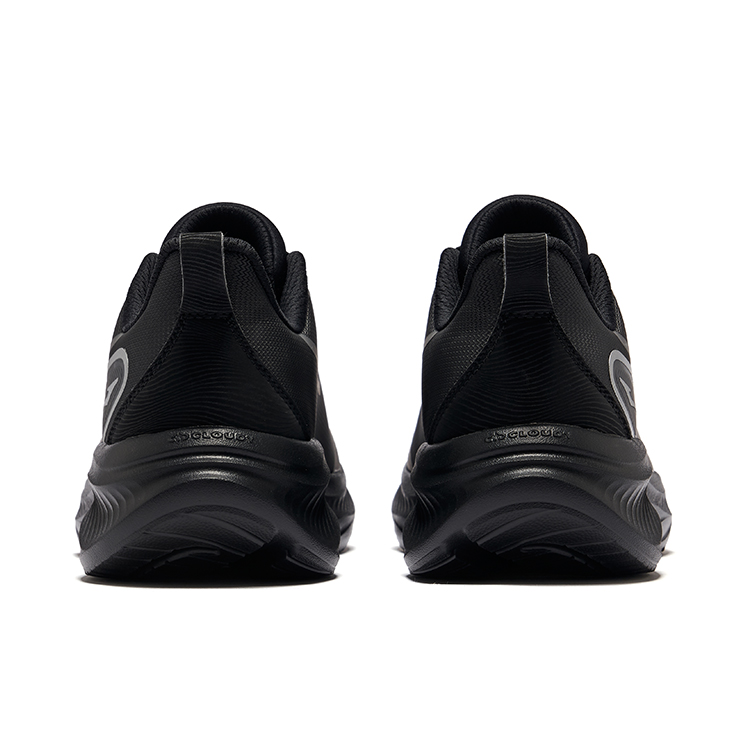 Erke Cushioning Rebound Cushioning Rebound Low top Casual Running Shoes Men’s Jet Black Carbon Gray