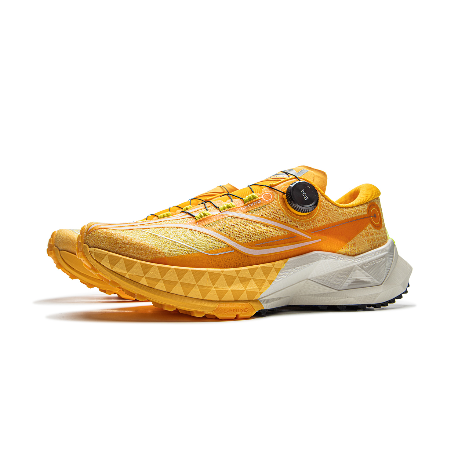 Li Ning De Lu 2 PRO Cushioning Slip Resistant Abrasion Resistant Rebound Low top Trail Running Shoes Men’s