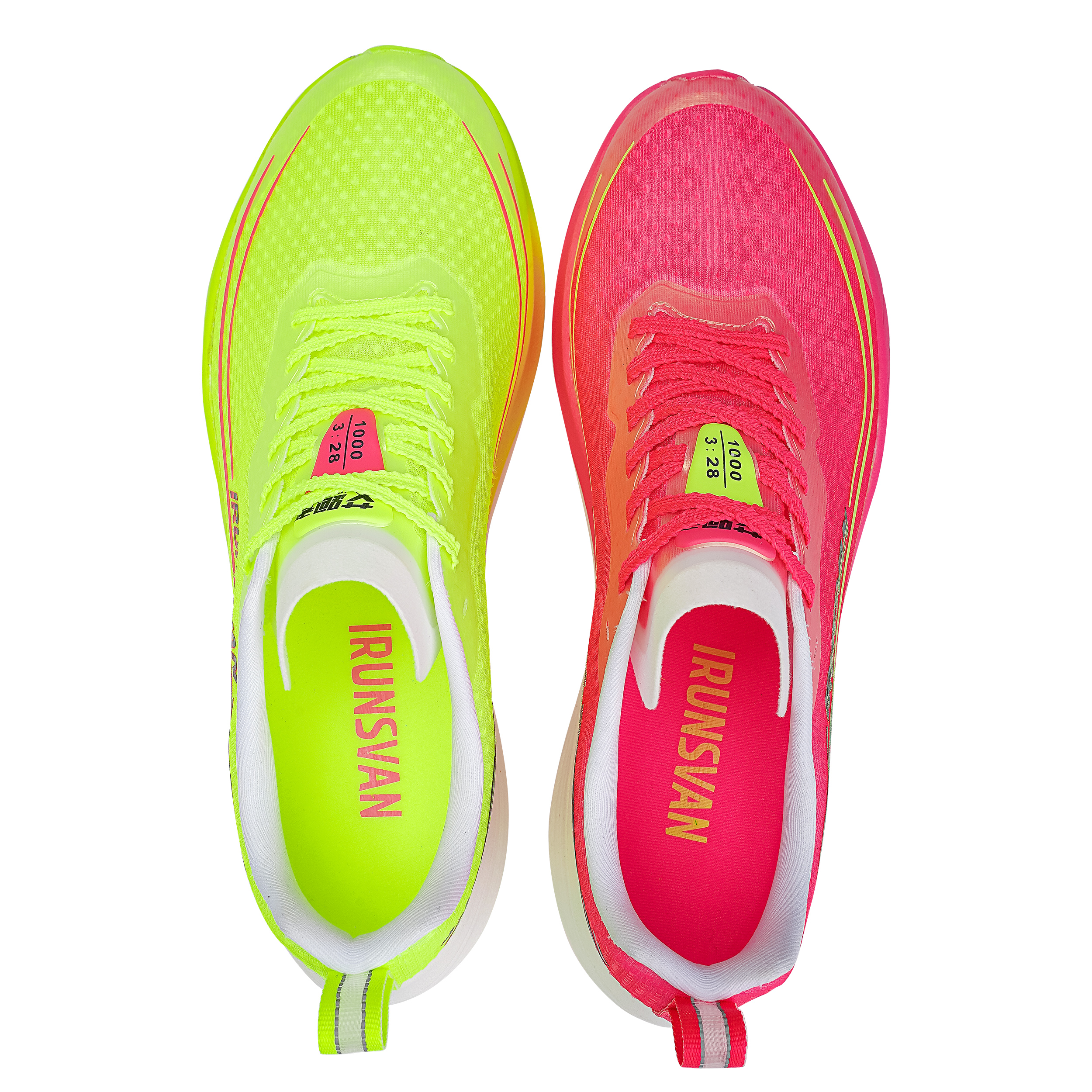 IRUNSVAN Low top Running Shoes Unisex Phantom Forest Flame