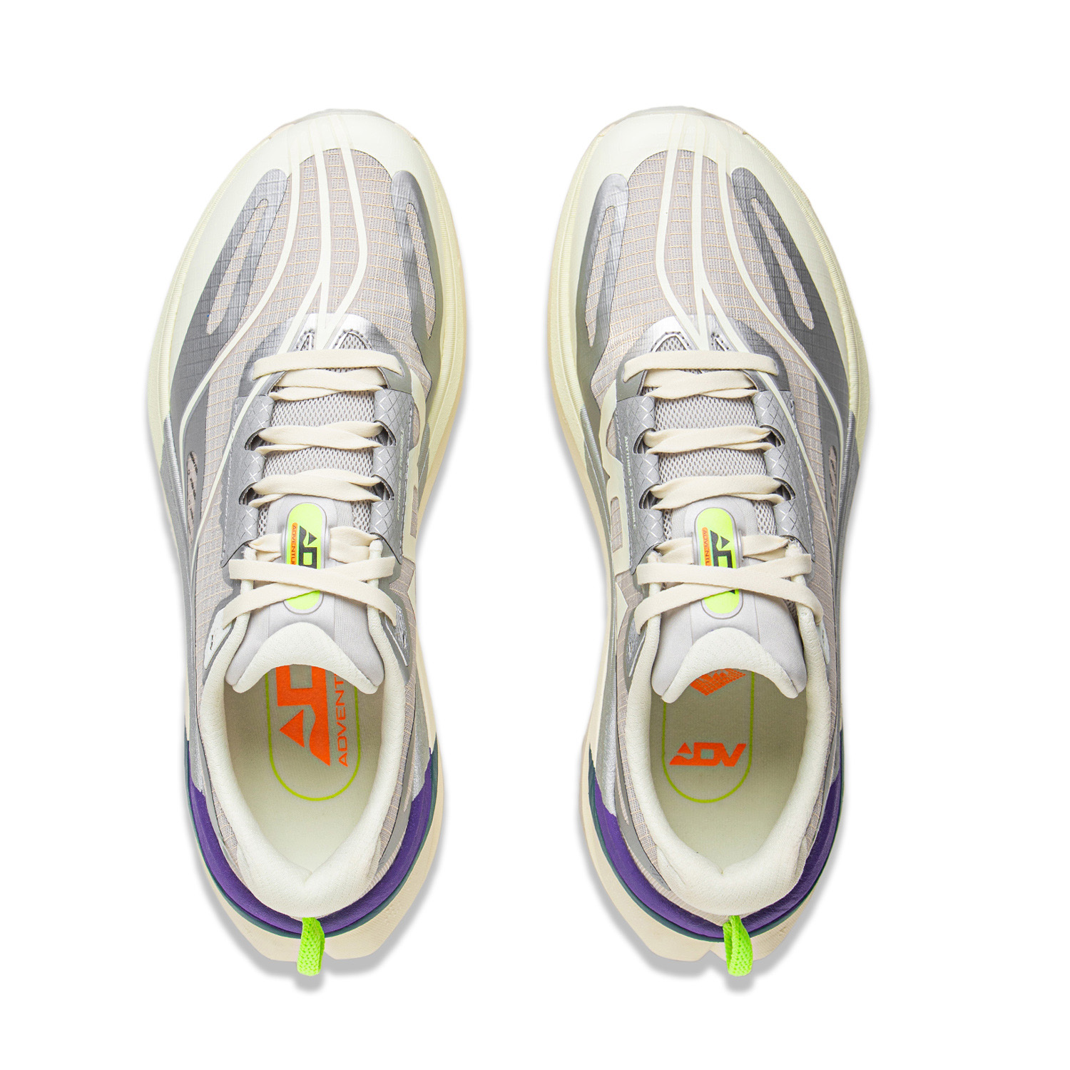 Li Ning De Lu Low top Trail Running Shoes Men’s Silver Gray